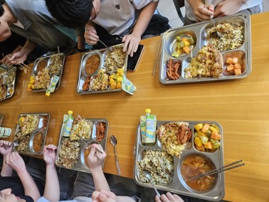 풍문고등학교 출장피자급식!! 학교에서 즐기는 프리미엄 즉석 피자