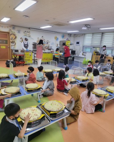서울 0 0 유치원 출장피자체험으로 피자만들기 이벤트행사